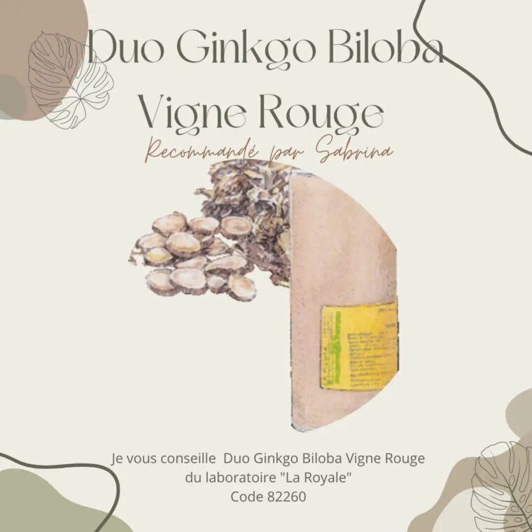 Duo Ginkgo Biloba Vigne Rouge